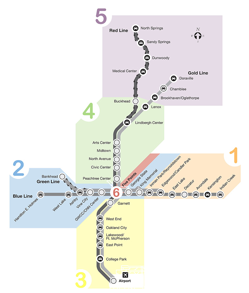 Station Zone Map